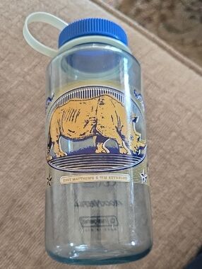 Dave Matthews & Tim ReynoldsGraphic Water Bottle - Clear Blue with Yellow Accent